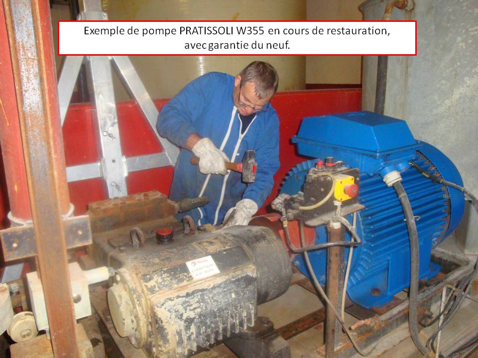 Restauration pompe PRATISSOLI