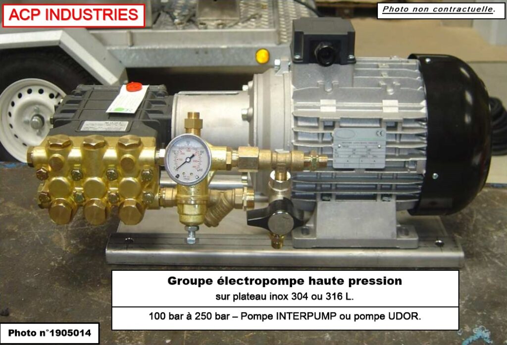 Groupe -electropompes 100-150 bar